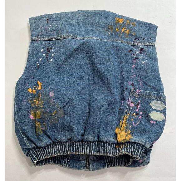 OFF-WHITE Vintage Paint Vest in Blue - Picture 4 of 5
